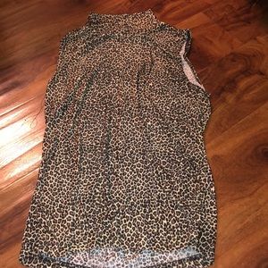 Leopard print tank top